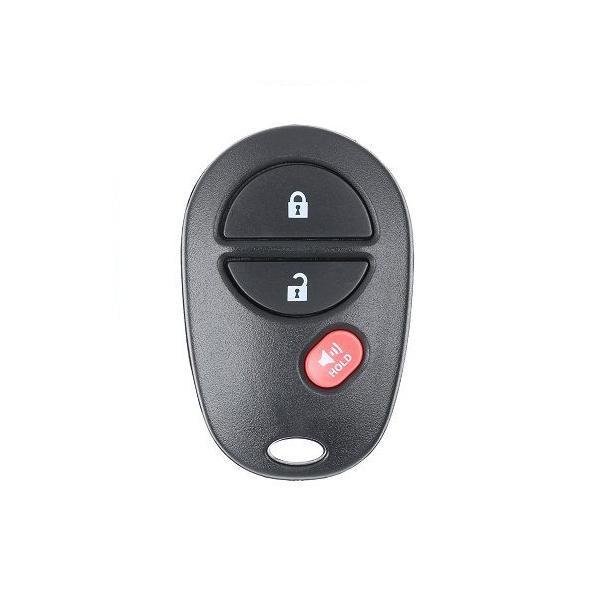 Keyless Factory 2004-2018 Toyota / 3-Button Keyless Entry Remote Shell / PN: 89742-AE010 / GQ43VT20T ORS-TOY-20T-3